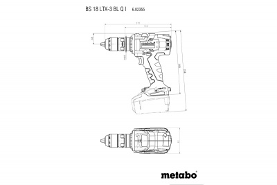 METABO BS 18 LTX-3 BL Q I (602355650)