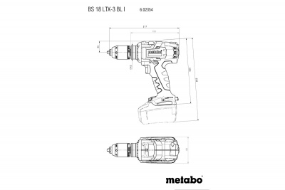 METABO BS 18 LTX-3 BL I (602354890)