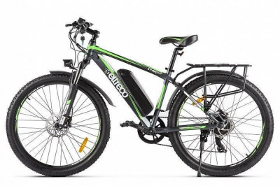 Электровелосипед Eltreco XT850 (Серо-зеленый)