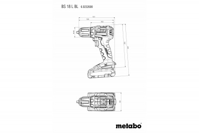 METABO BS 18 L BL (602326890)