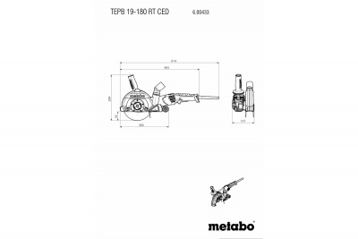 METABO TE 24-230 MVT CED 55 ММ 600433500