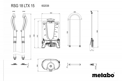 METABO RSG 18 LTX 15 (602038850)