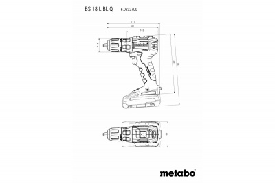 METABO BS 18 L BL Q (602327500)